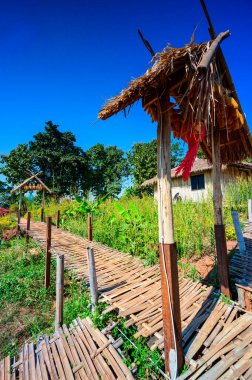 Landscape of Doi Sa Ngo viewpoint in Chiang Rai province, Thailand.