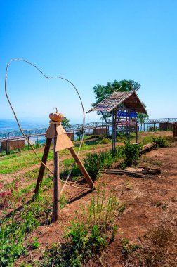 Landscape of Doi Sa Ngo viewpoint, Chiang Rai province.