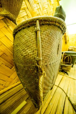 Per or An Akha Paddy Rice Basket, Chiang Rai Province.