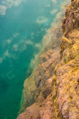 Blue lake at Kamphaeng Phet province, Thailand.