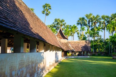 Lanna style building in Intharawat temple, Chiang Mai province.