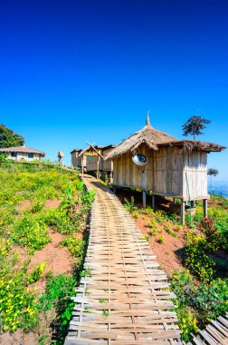 Doi Sa Ngo viewpoint in Chiang Rai province, Thailand.