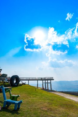 Mae Moh Kömür Madenindeki Gökyüzü Yürüyüş Köprüsü, Lampang Bölgesi.