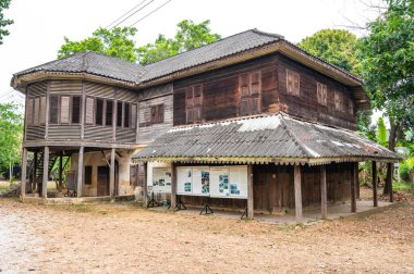LAMPANG, THAILAND - 4 Mart 2020: Louis T. Lionowens 'ın Lampang, Tayland' daki evi.