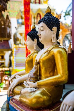 Tayland 'ın Nan eyaletindeki Antik Buda.