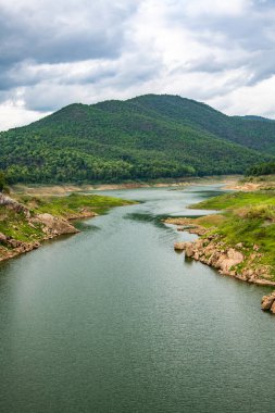 Natural view at Mae Kuang Udom Thara dam, Thailand.