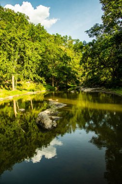 Natural view in Op Khan national park, Chiangmai province.