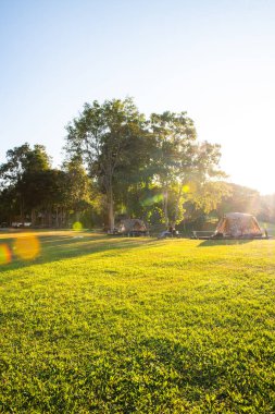 Camping Yard in Mae Puem National Park, Phayao province.