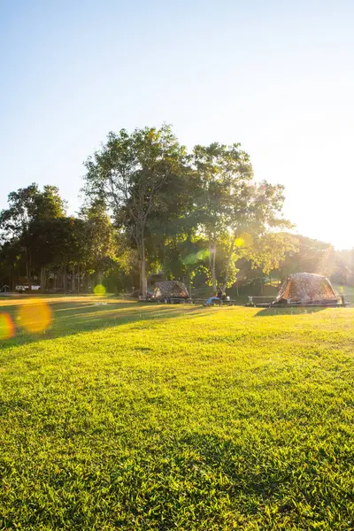 Camping Yard in Mae Puem National Park, Phayao province.