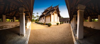 Panorama view of Ton Kwen temple, Chiang Mai province.