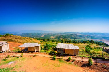 Scenic view at Doi Sa Ngo viewpoint, Chiang Rai province.