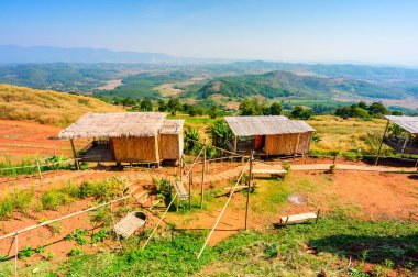 Scenic view at Doi Sa Ngo viewpoint, Chiang Rai province.