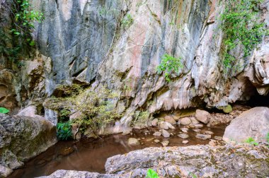 Tayland 'ın Chiang Rai eyaletindeki Pha Kong Mağarası..