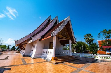 The Lanna style church in Si Khom Kham temple, Thailand.