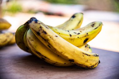 Banana on the table, Thailand.
