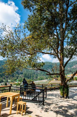 The mountain view of Doi Inthanon national park in Chiangmai province, Thailand.