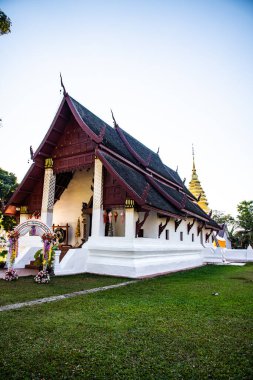 Lanna church in Phra That Beng Sakat temple, Thailand.