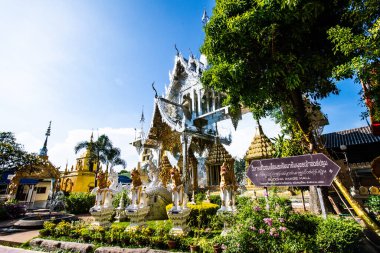 Buddha image hall in Pa Sang Ngam temple, Thailand.