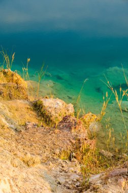 Blue lake at Kamphaeng Phet province, Thailand.
