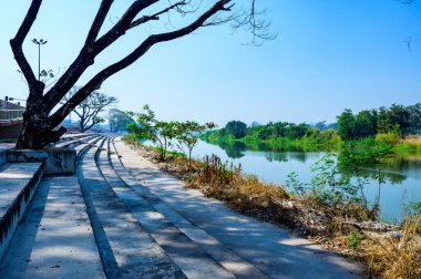 Ping river at Kamphaeng Phet province, Thailand.
