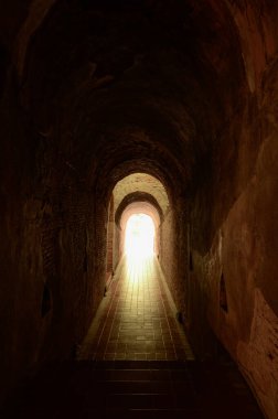 Ancient Tunnel at Wat Umong, Chiangmai Province.