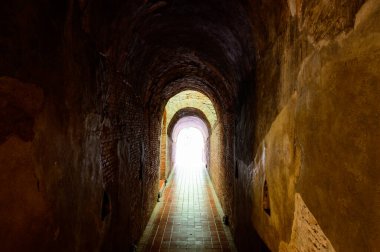 Ancient Tunnel at Wat Umong, Chiangmai Province.