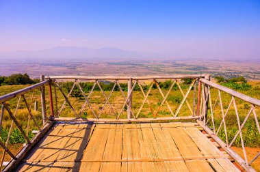 Scenic view at Doi Sa Ngo viewpoint, Chiang Rai province.