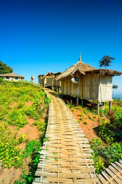 Doi Sa Ngo viewpoint in Chiang Rai province, Thailand.