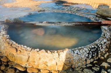 Mae Khachan Hot Spring in Chiang Rai Province, Thailand.