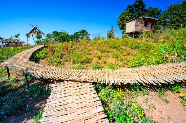 Doi Sa Ngo viewpoint in Chiang Rai province, Thailand.
