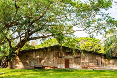 Vintage building with beautiful park in Chiang Mai province, Thailand.