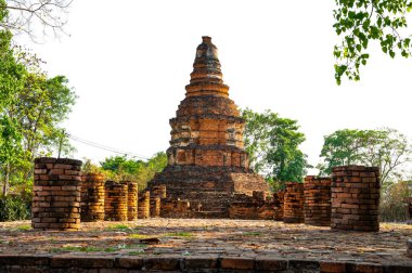Panorama view of I-Kang temple or Wat I-Kang, Chiang Mai province.