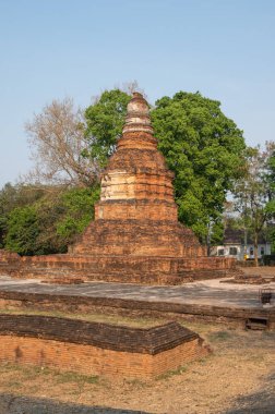 Panorama view of I-Kang temple or Wat I-Kang, Chiang Mai province.