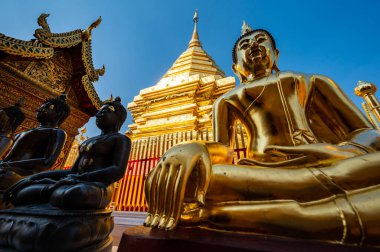 Wat Phra That Doi Suthep or Phra That Doi Suthep temple in Chiang Mai province, Thailand.