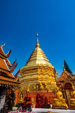 Wat Phra That Doi Suthep or Phra That Doi Suthep temple in Chiang Mai province, Thailand.