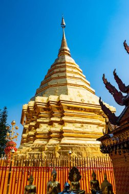 Wat Phra That Doi Suthep or Phra That Doi Suthep temple in Chiang Mai province, Thailand.