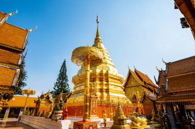 Wat Phra That Doi Suthep or Phra That Doi Suthep temple in Chiang Mai province, Thailand.