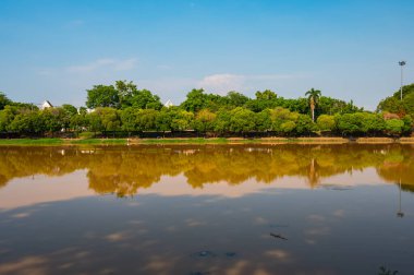 Ping River in Chiang Mai Province, Thailand.