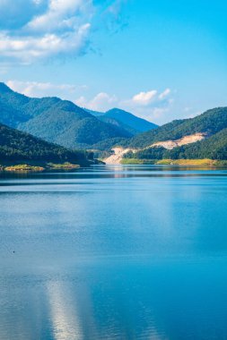 Mountain with Mae Kuang Udom Thara dam, Thailand