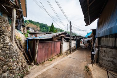 Doi Pui Mong hill tribe village at Doi Suthep Pui national park, Thailand.