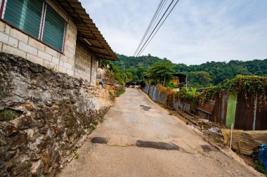 Doi Pui Mong hill tribe village at Doi Suthep Pui national park, Thailand.