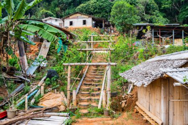 Park and viewpoint at Doi Suthep Pui national park, Chiang Mai province.