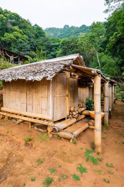 Park at Doi Pui Mong hill tribe village, Chiang Mai province.