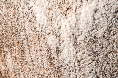 Tayland 'ın Bokuai bölgesinde kavanoz yüzeyinde tuz..