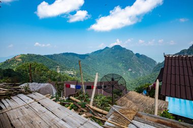 Pha Hi village on the mountain, Chiang Rai province.