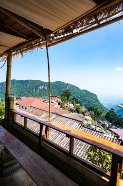 Pha Hi village on the mountain, Chiang Rai province.