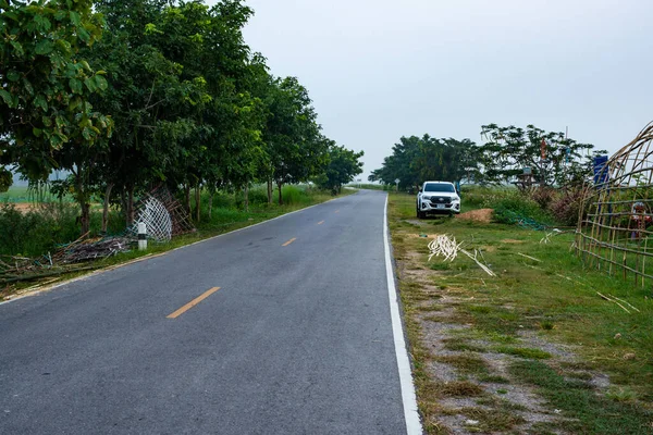 Road Kwan Phayao Lake Phayao Province — Foto de Stock