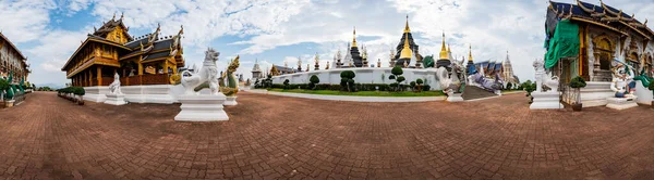 Panorama Wat Den Salee Sri Muang Gan Ban Den Temple — Photo