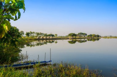 Kwan Phayao Gölü, Tayland Doğal Manzarası.