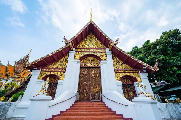 Lanna Στυλ Εκκλησία Του Ναού Bupparam Chiang Mai Επαρχία — Φωτογραφία Αρχείου